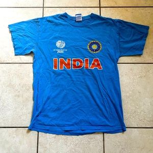 Blue Team India 2011 Cricket World Cup T Shirt